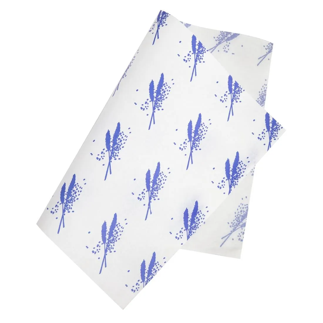 GH037 Burger Wrapping Paper Sheets Blue 245 x 300mm (Pack of 1000)