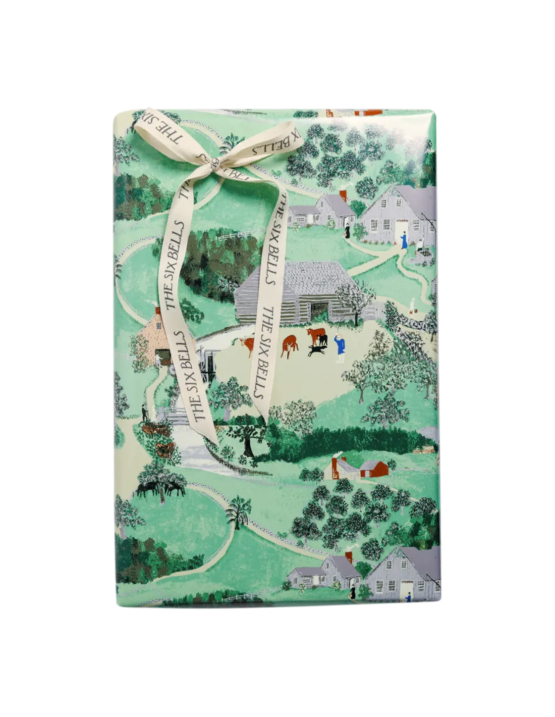 Grandma Moses 'The Old Oaken Bucket' Wrapping Paper