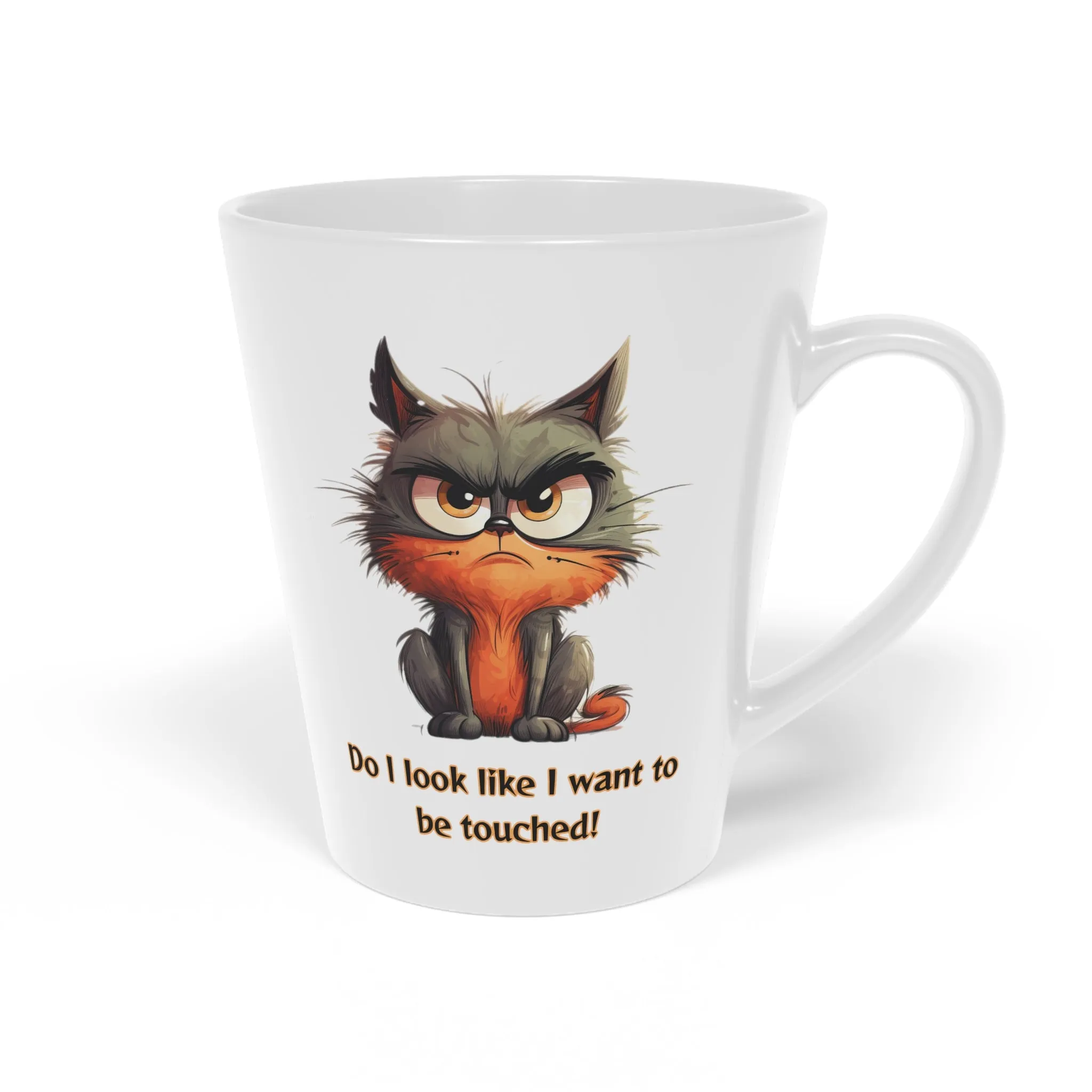 Grumpy Cat Latte Mug, 12oz