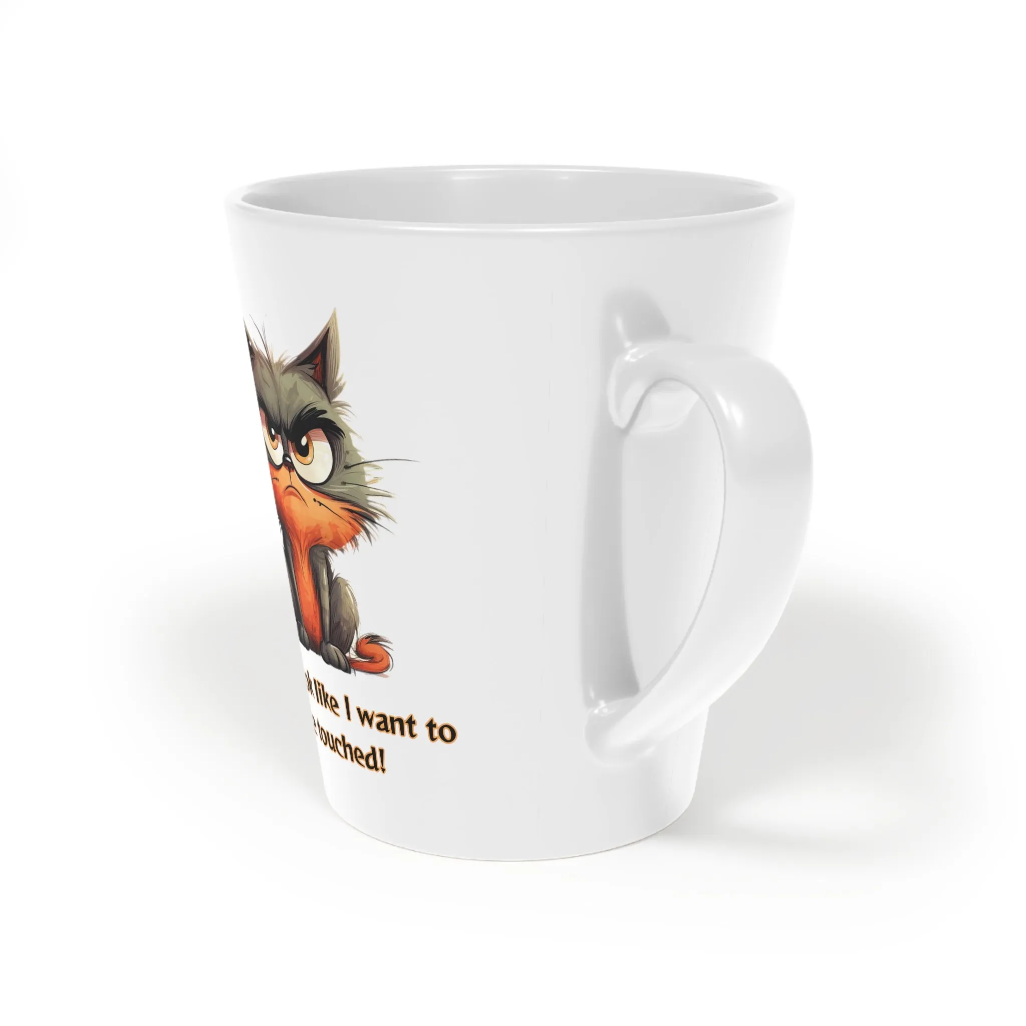 Grumpy Cat Latte Mug, 12oz