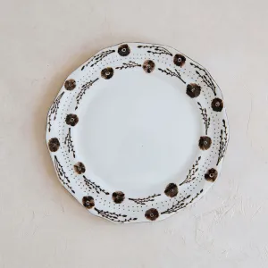 Hand-painted Round Porcelain Posy Plate