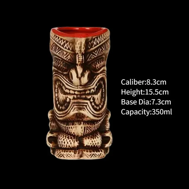 Hawaii Ceramic Tiki Mugs