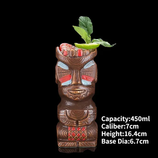 Hawaii Ceramic Tiki Mugs