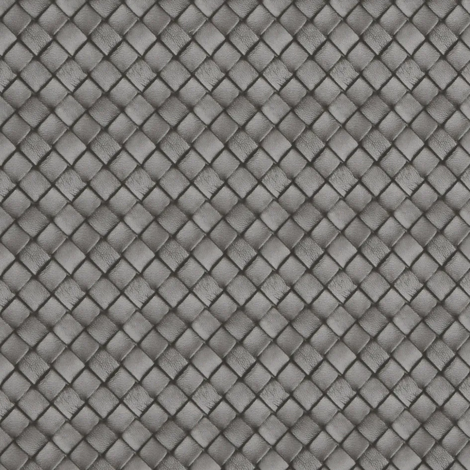 Leather Weave Grey/Black Counter Roll