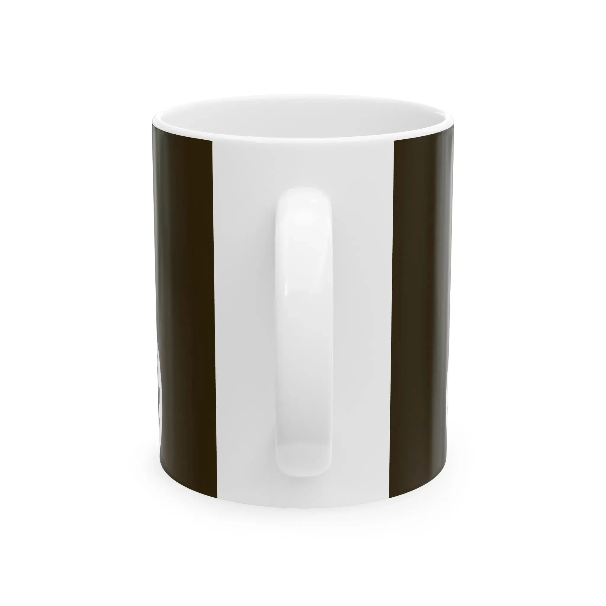 Mug, Ghost Ryder Ceramic  (11oz, 15oz) (Complementary Dark Brown)