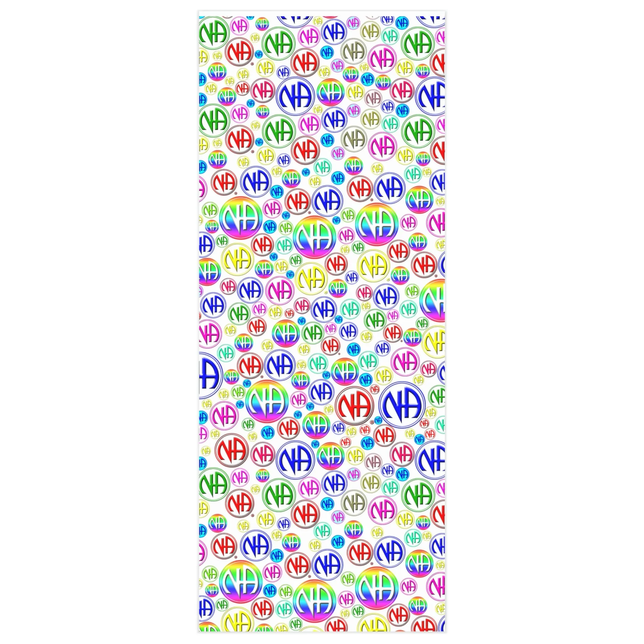 NA Symbol Burst Wrapping Paper