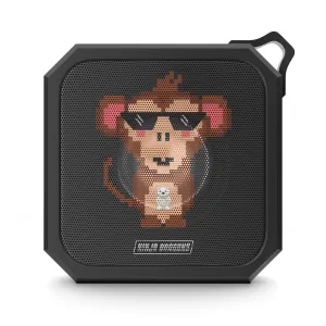 Ninja Dragons Monkey Retro Pixel Waterproof Bluetooth Speaker