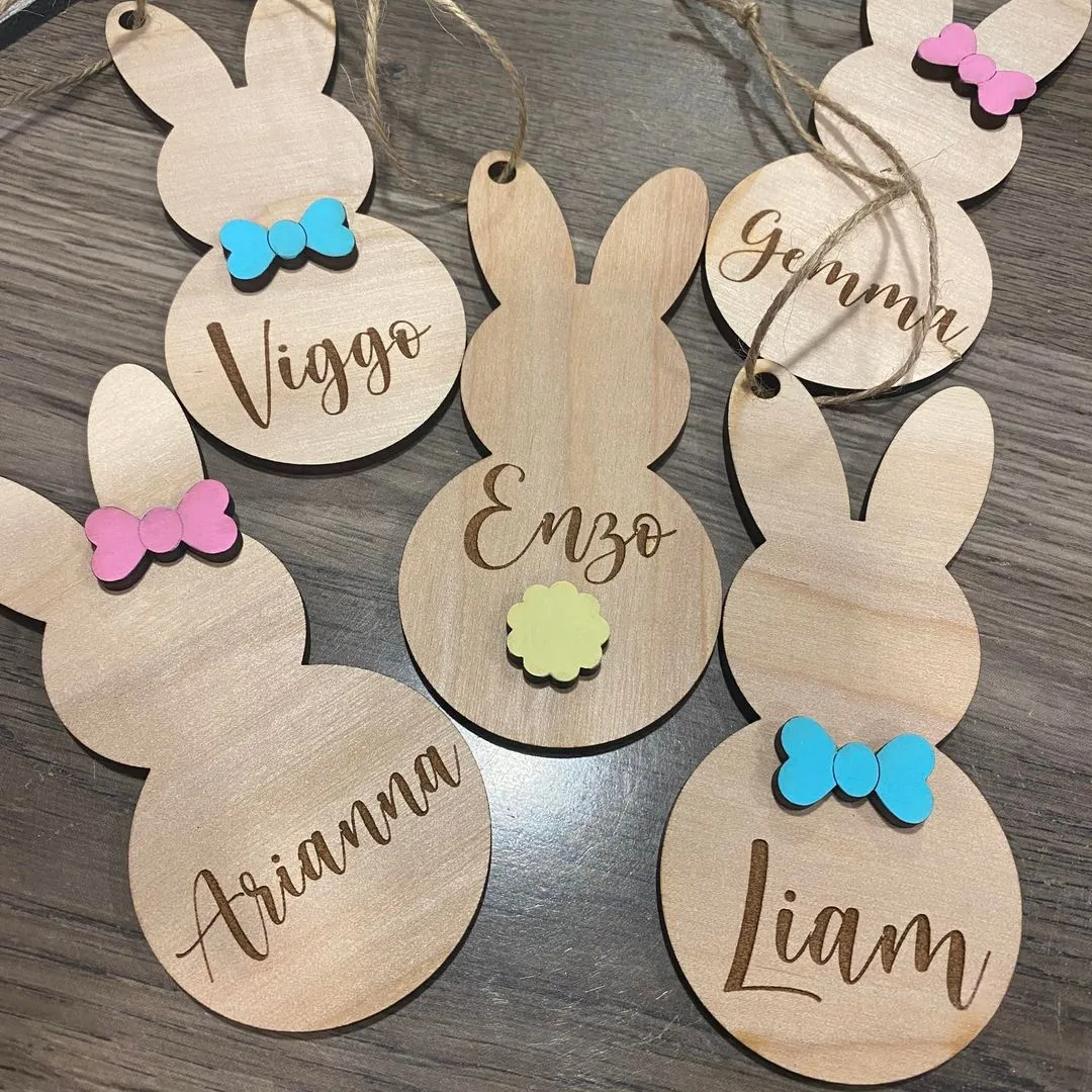 Personalized Easter Basket Tag