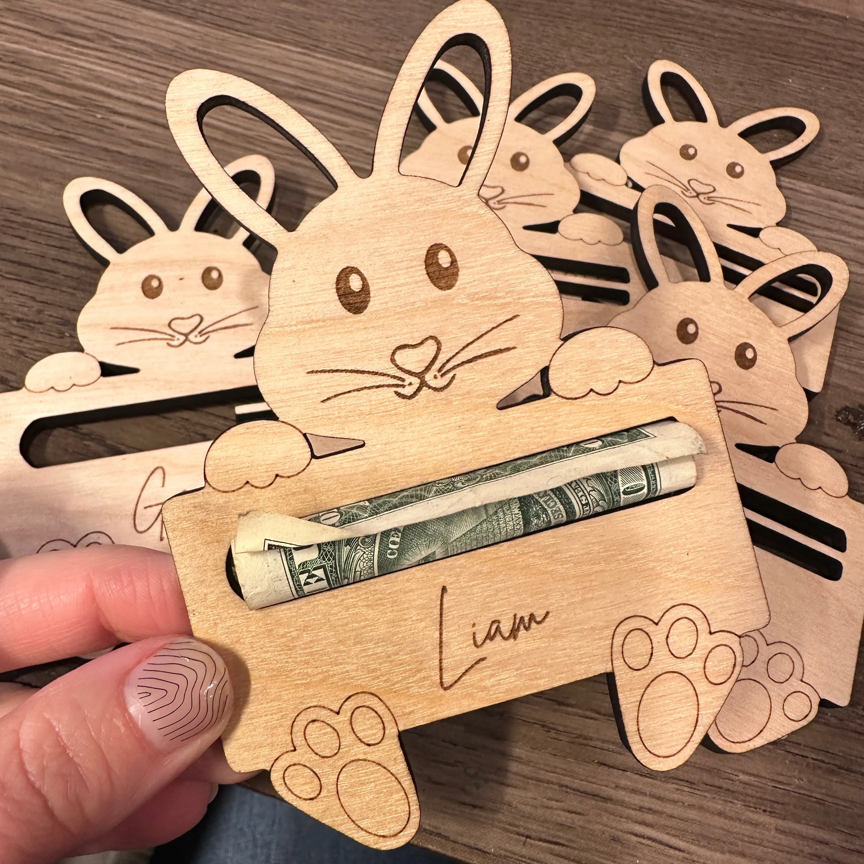 Personalized Easter Money Holder