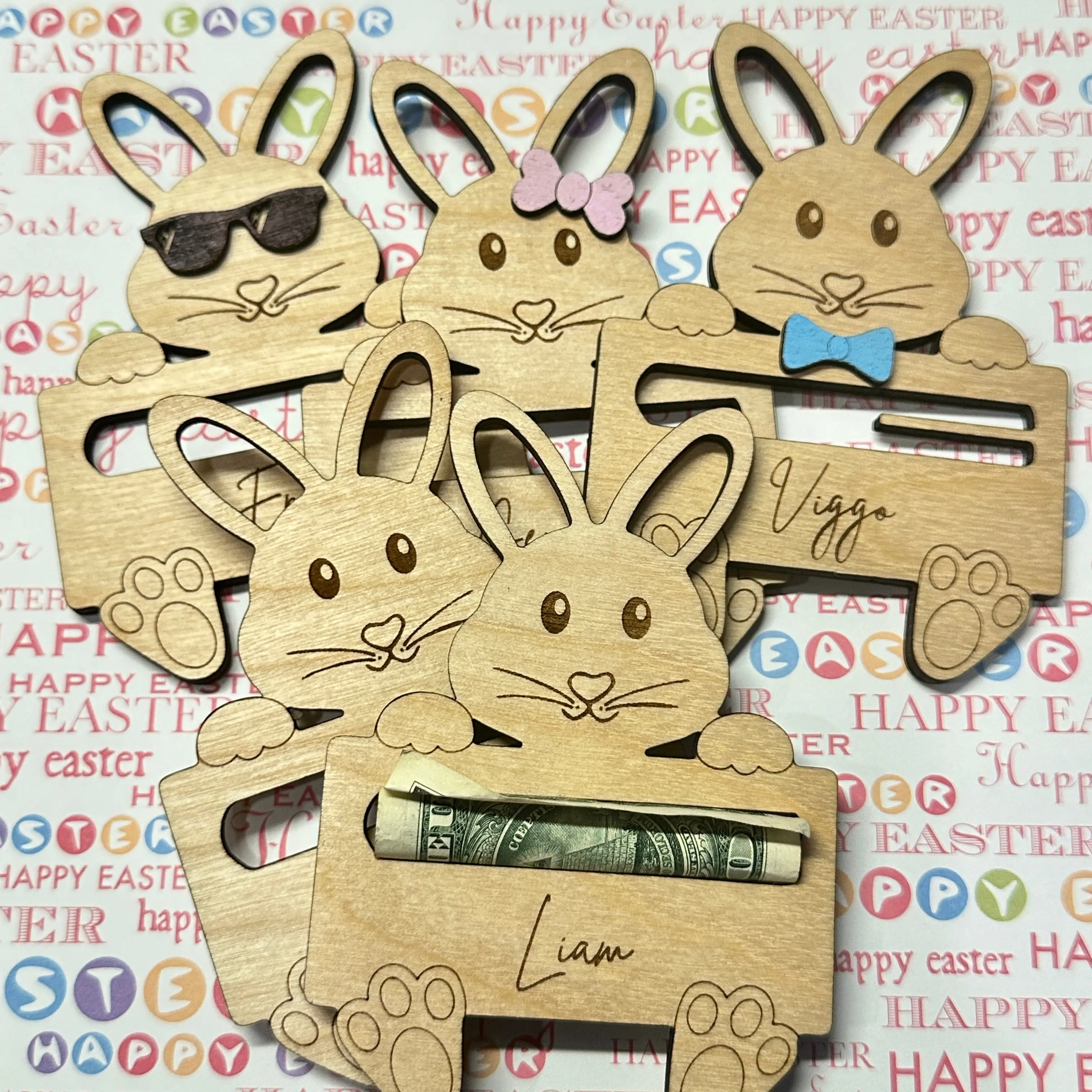 Personalized Easter Money Holder