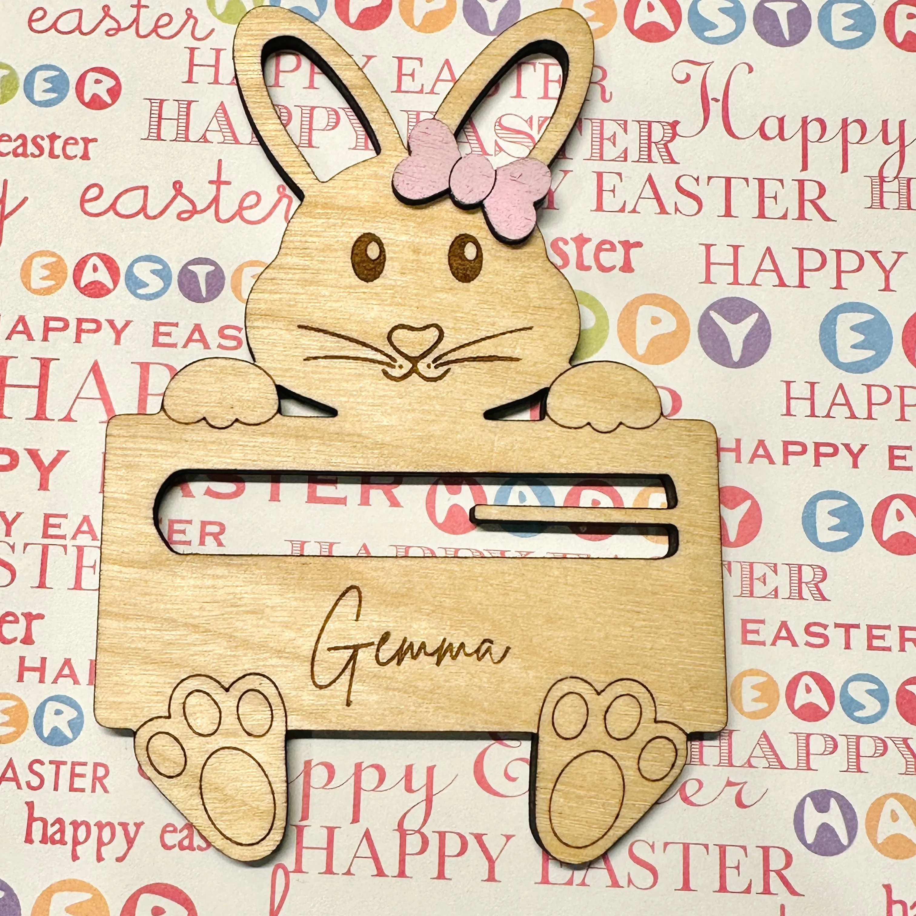 Personalized Easter Money Holder