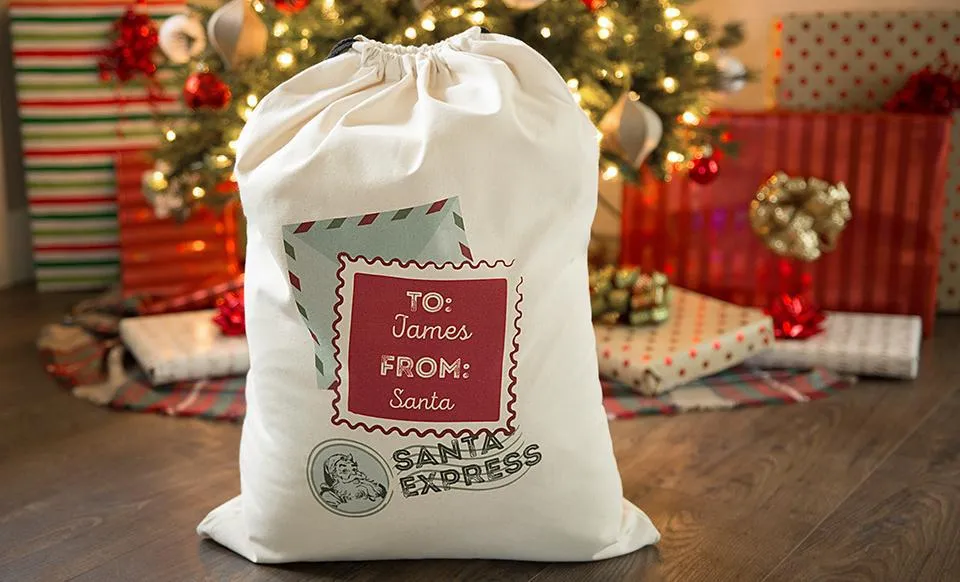 Personalized Jumbo Christmas Gift Bags