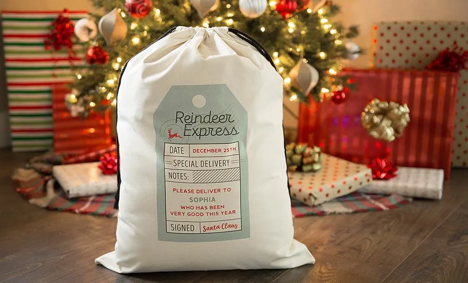 Personalized Jumbo Christmas Gift Bags