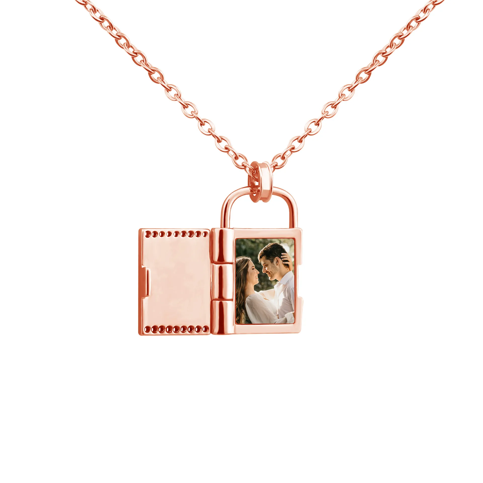 Photo Locket Pendant - RoseGold