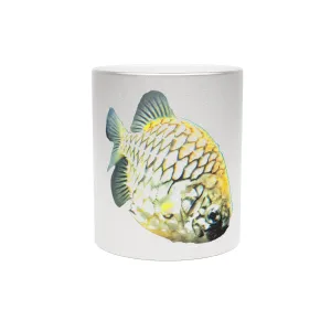 Pineapple Fish Metallic Mug (Silver / Gold)