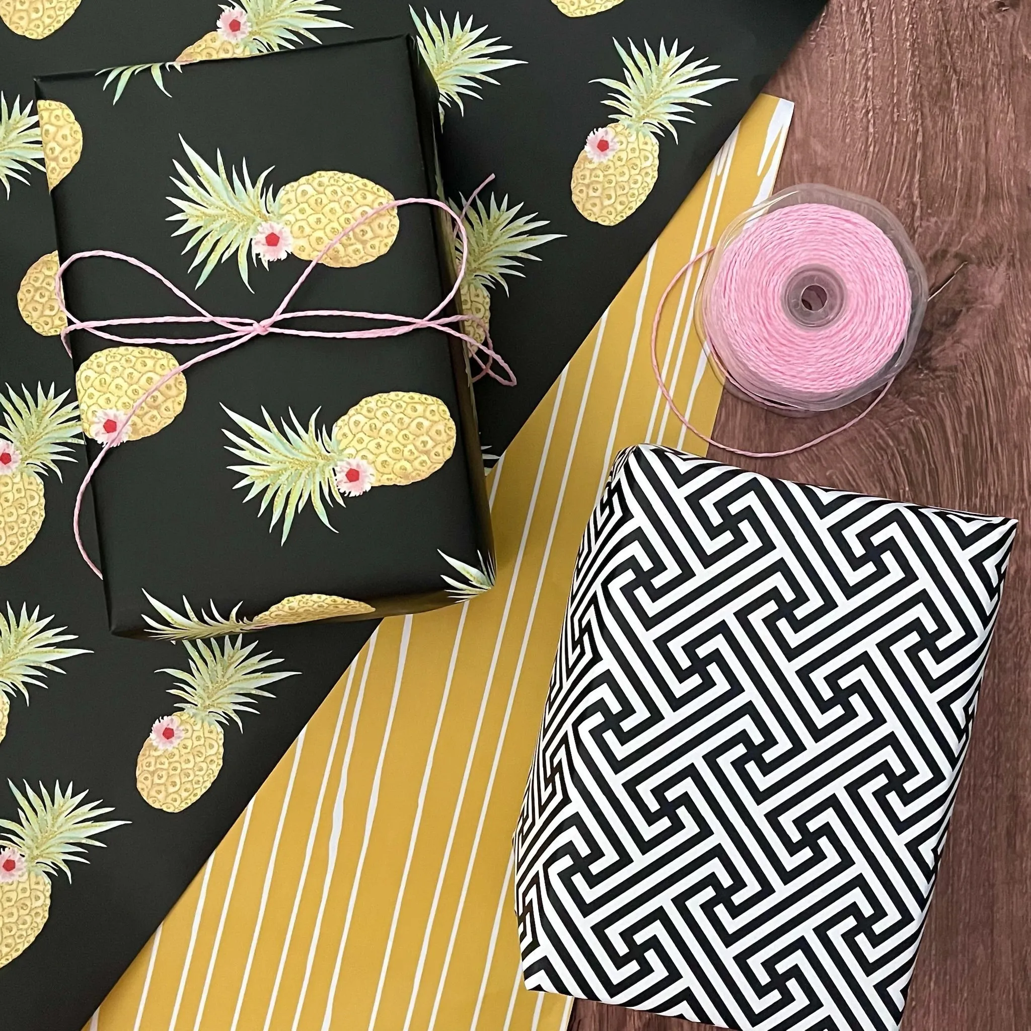 Pineapple Gift Wrap