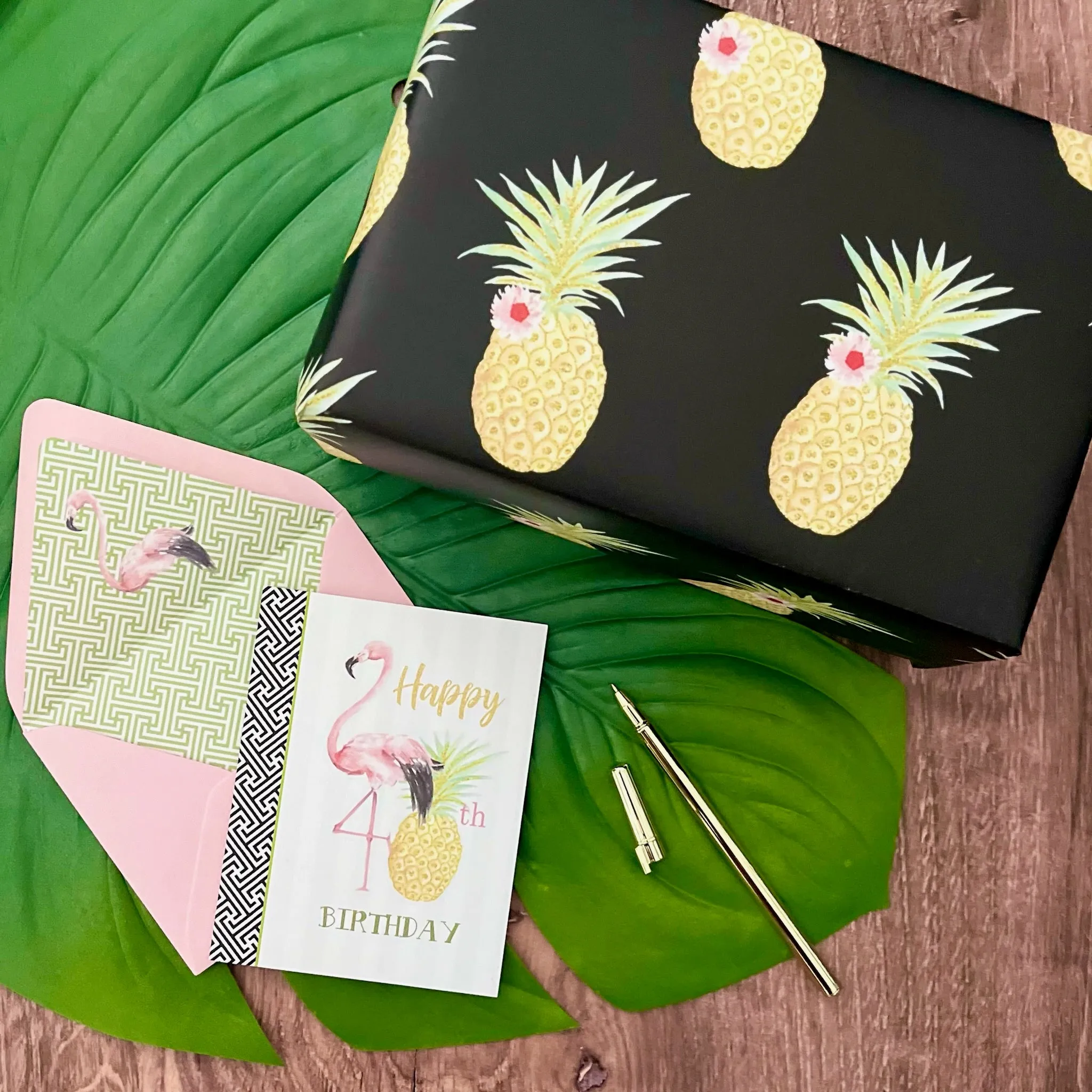 Pineapple Gift Wrap