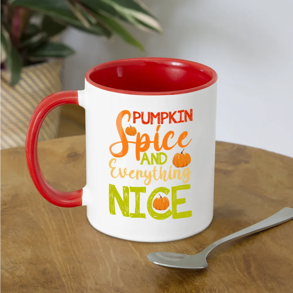 Pumpkin Spice and Everything Nice Coffee Mug