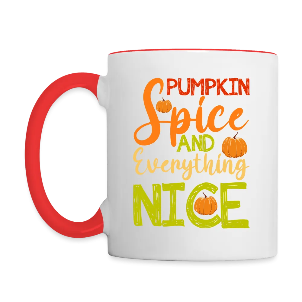 Pumpkin Spice and Everything Nice Coffee Mug