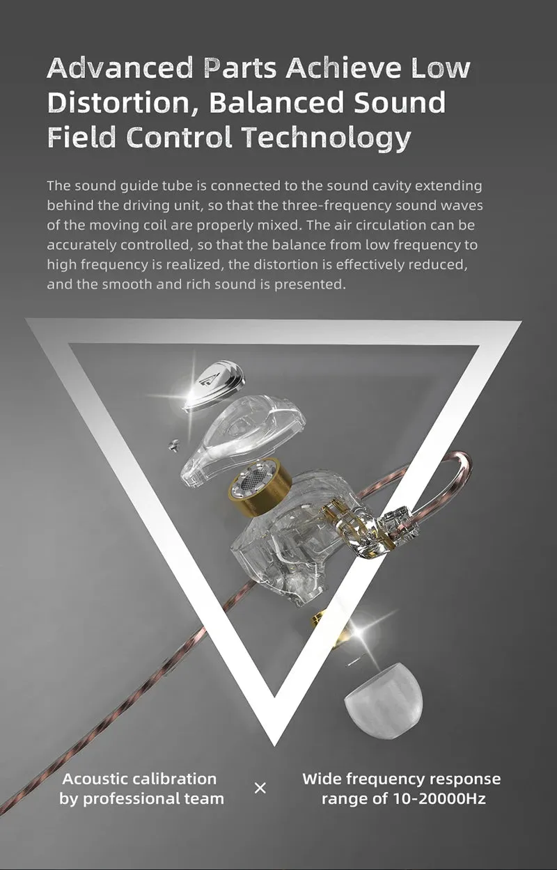 QKZ ZX3 No-Mic Dynamic Earphone In-Ear Monitor HiFi Heavy Bass Wired Headphones Gaming Sports Music Stereo Headsets