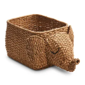 Raz Imports 2024 Natural Appeal 23.5" Elephant Basket