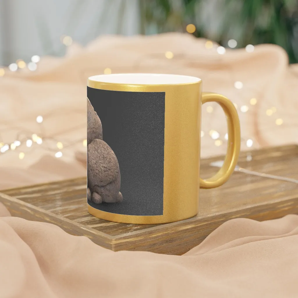 Rocks Metallic Mug (Silver / Gold)