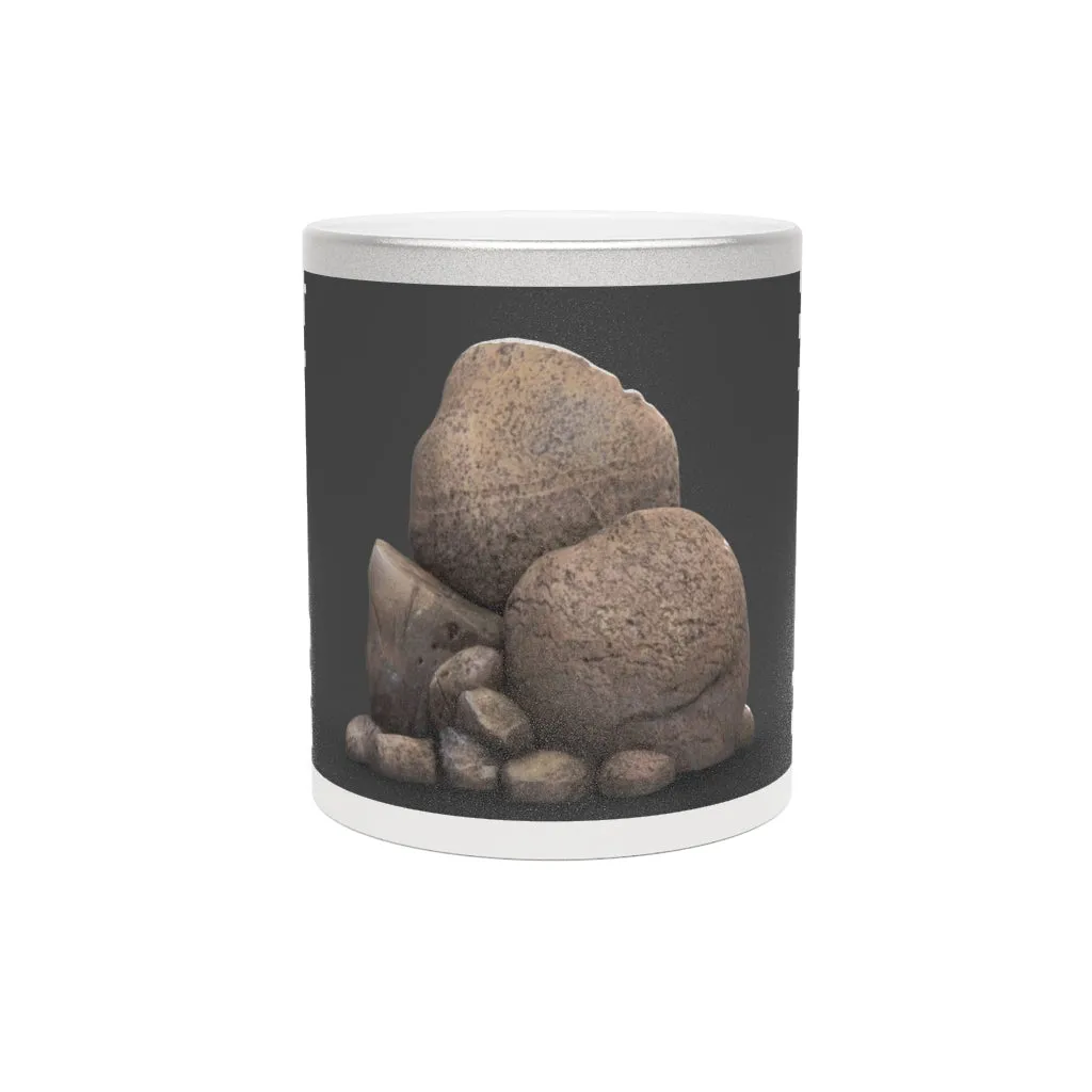 Rocks Metallic Mug (Silver / Gold)