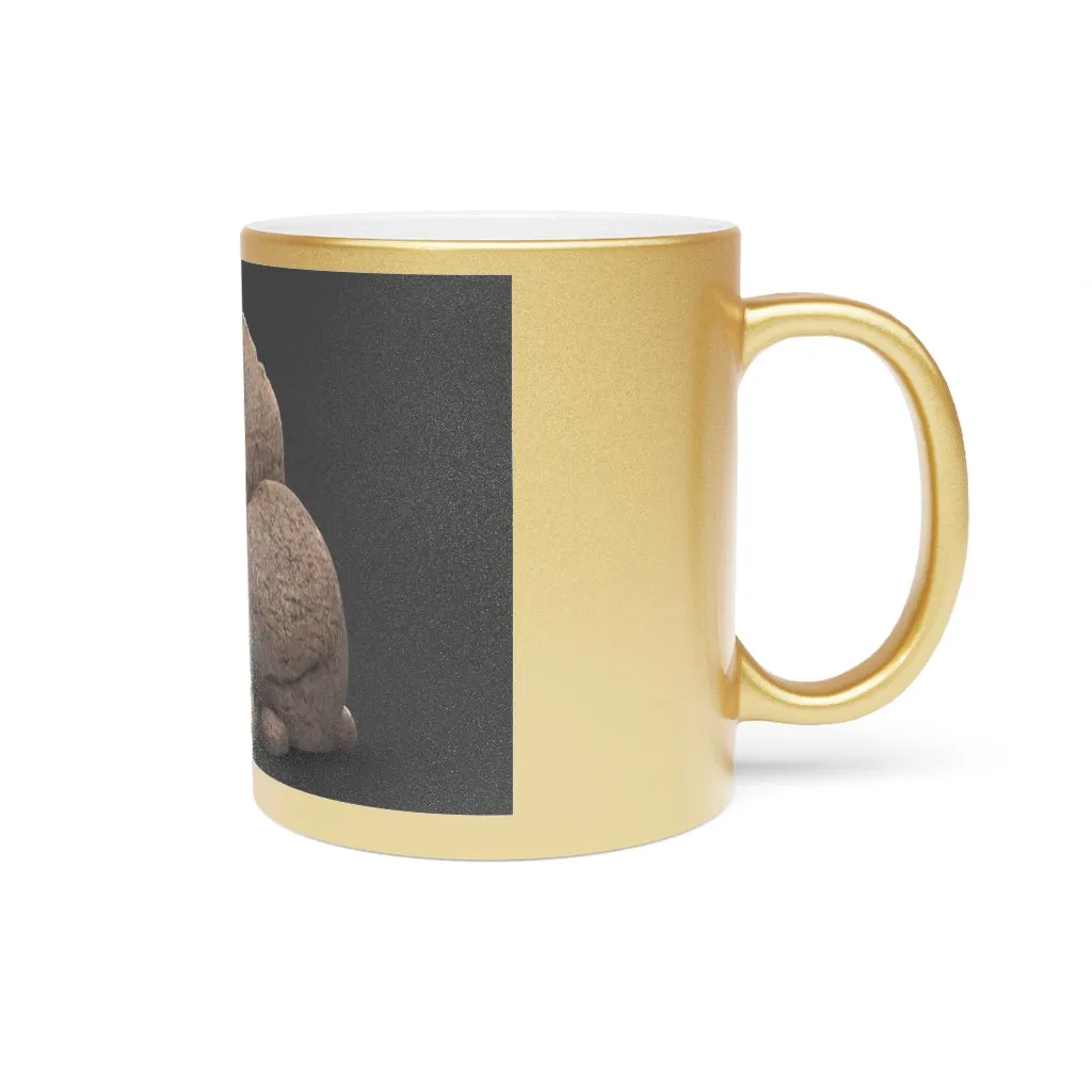 Rocks Metallic Mug (Silver / Gold)