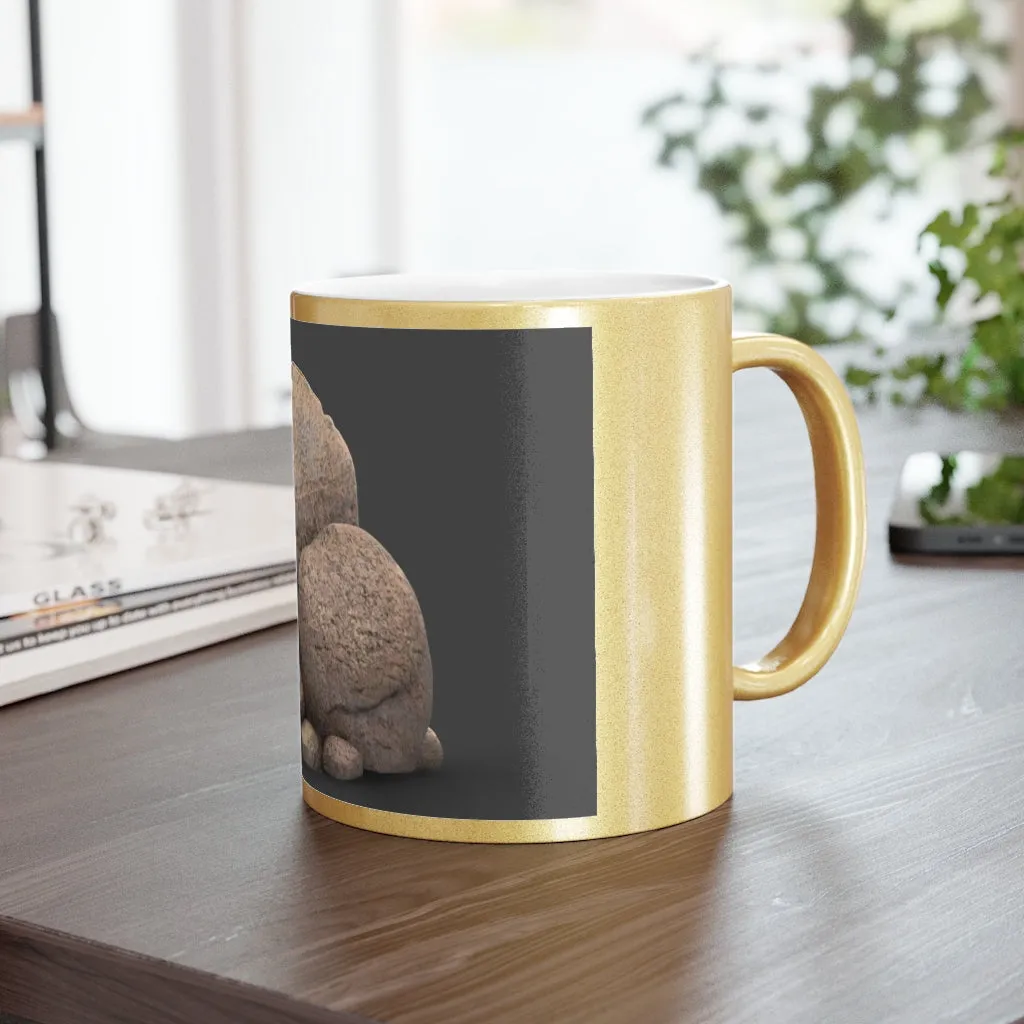 Rocks Metallic Mug (Silver / Gold)