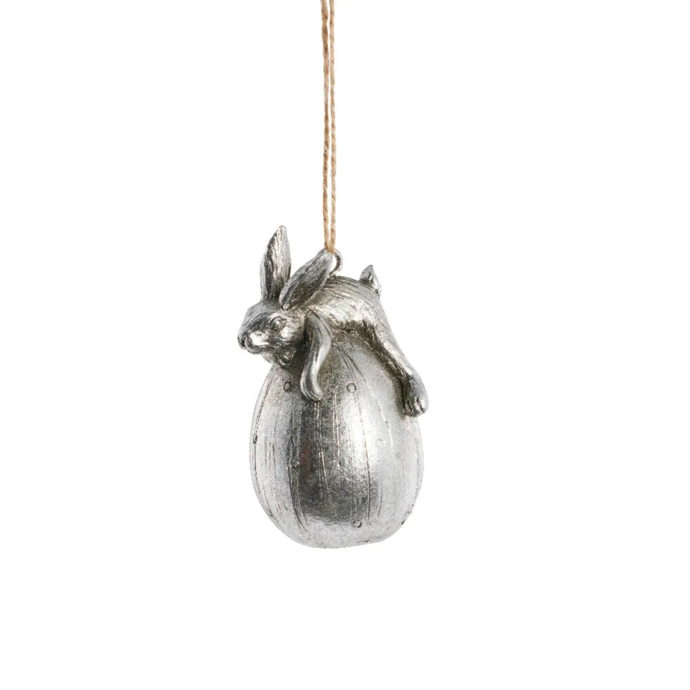 Semina Easter ornament H7.2 cm. silver