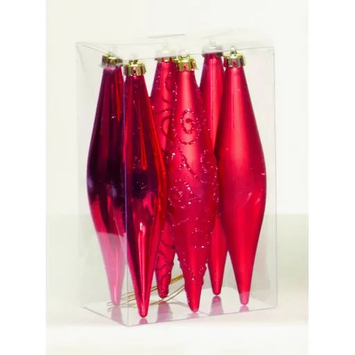 Shatterproof Tear Drop Decorations - 13cm