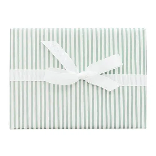 Sugar Paper - 'Green Painted Stripe' Wrapping Paper (1CT)