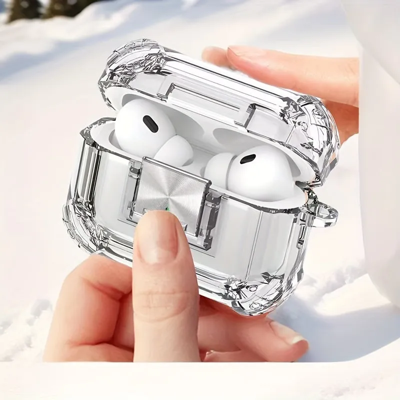 Transparent Graphic Pattern Earphone Case for AirPods