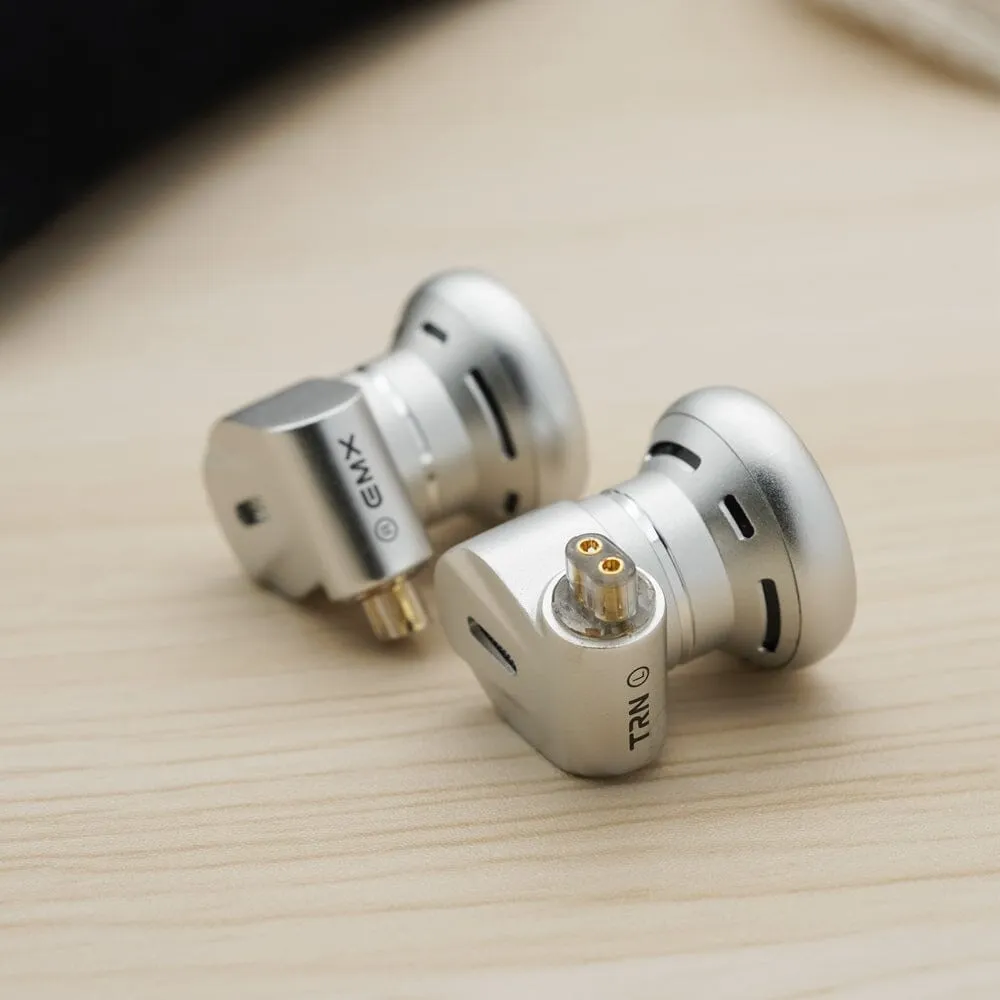 TRN EMX New Flagship Audiophile Dynamic Driver Flat Head Earphones