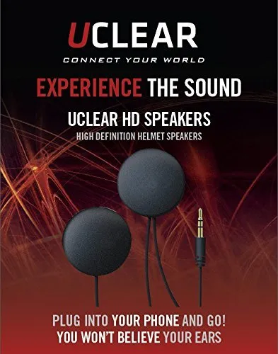 UClear Digital Pulse Wired Drop-in High Definition Helmet Speakers