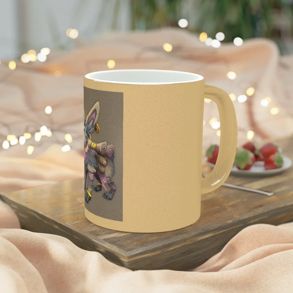 White Amara Metallic Mug (Silver / Gold)