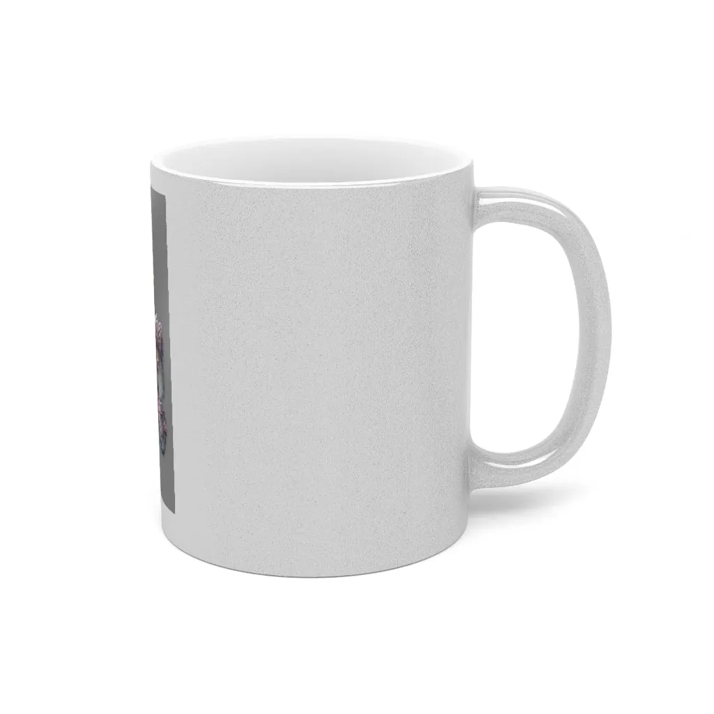 White Amara Metallic Mug (Silver / Gold)