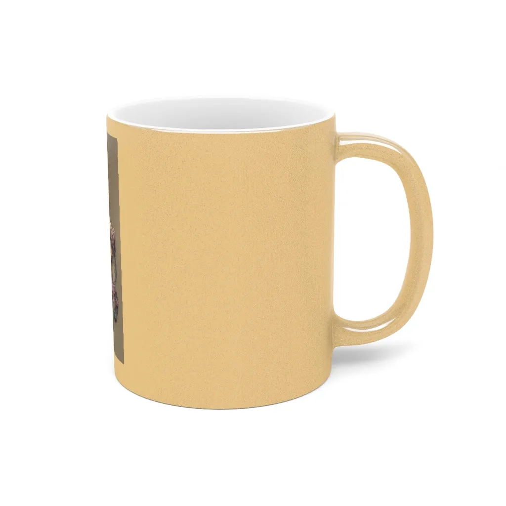 White Amara Metallic Mug (Silver / Gold)