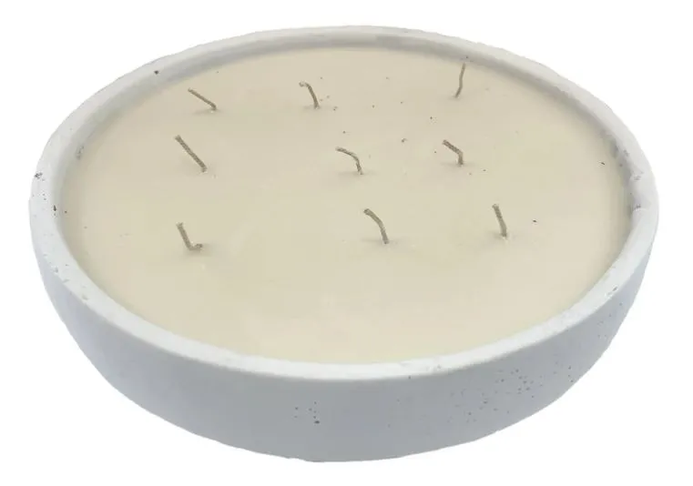 White Bowl Multi-Wick Soy Candle - SM/MED