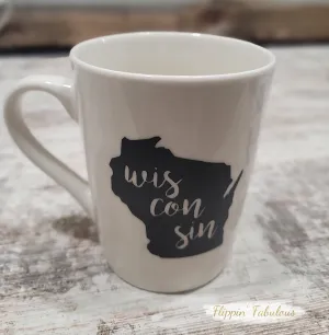 Wis-Con-Sin Handmade Mug ***CUSTOMIZABLE***