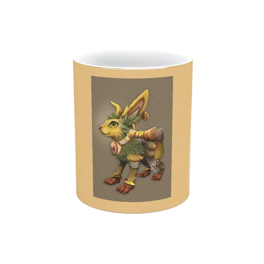 Yellow Amara Metallic Mug (Silver / Gold)